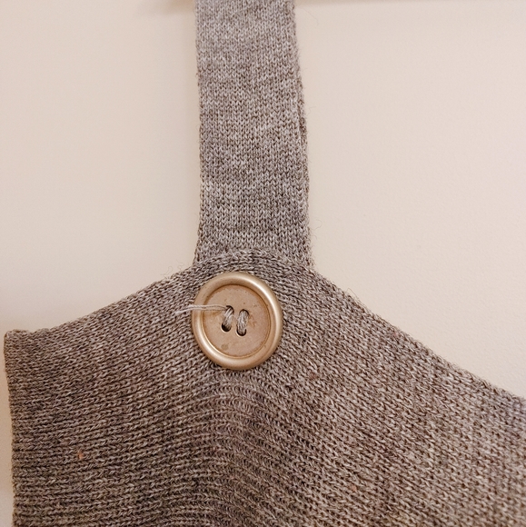 Gray Overall Dress - Picture 4 of 7